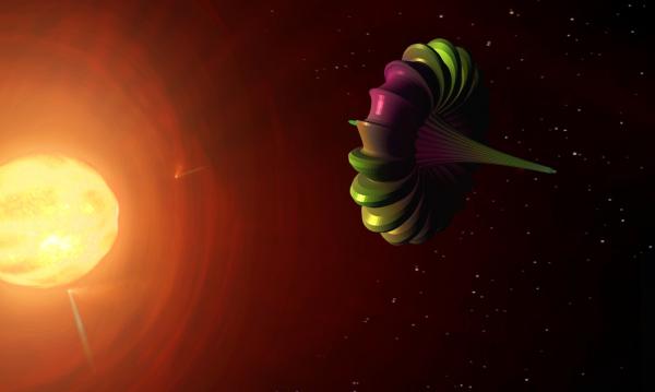 Gacrux와 Breather Pseudosphere